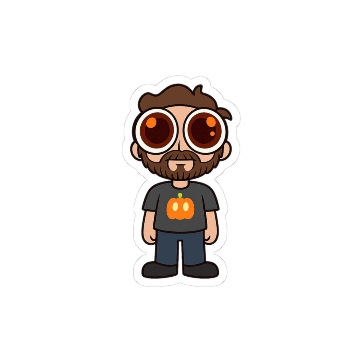 Tiny DougDoug Sticker | Cute Gamer Vinyl Decal