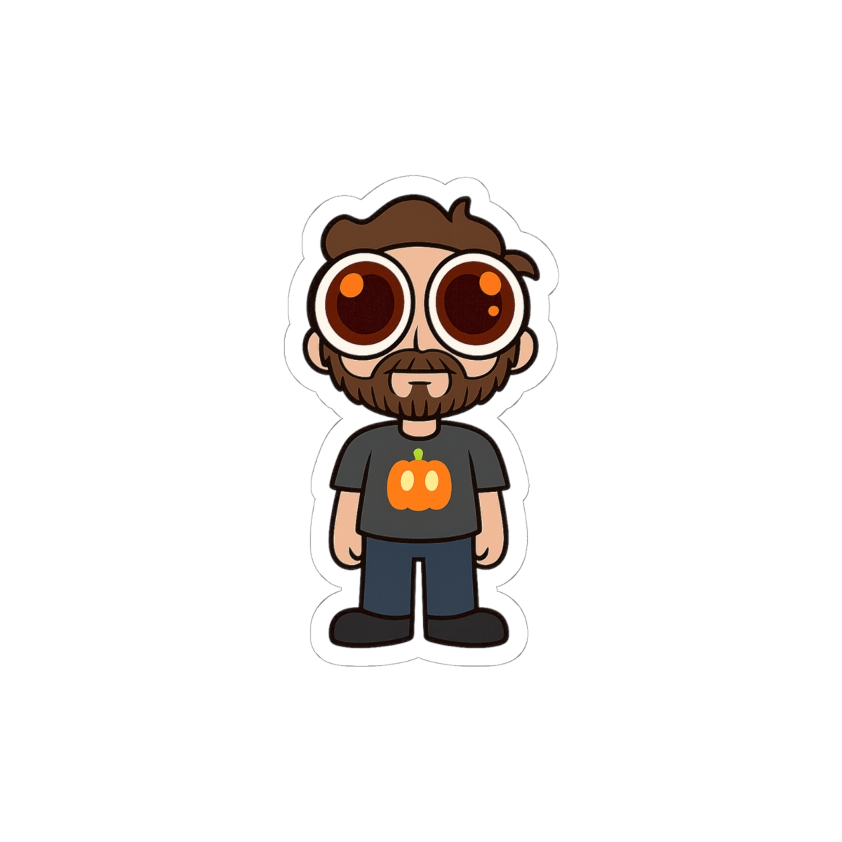 Tiny DougDoug Sticker | Cute Gamer Vinyl Decal