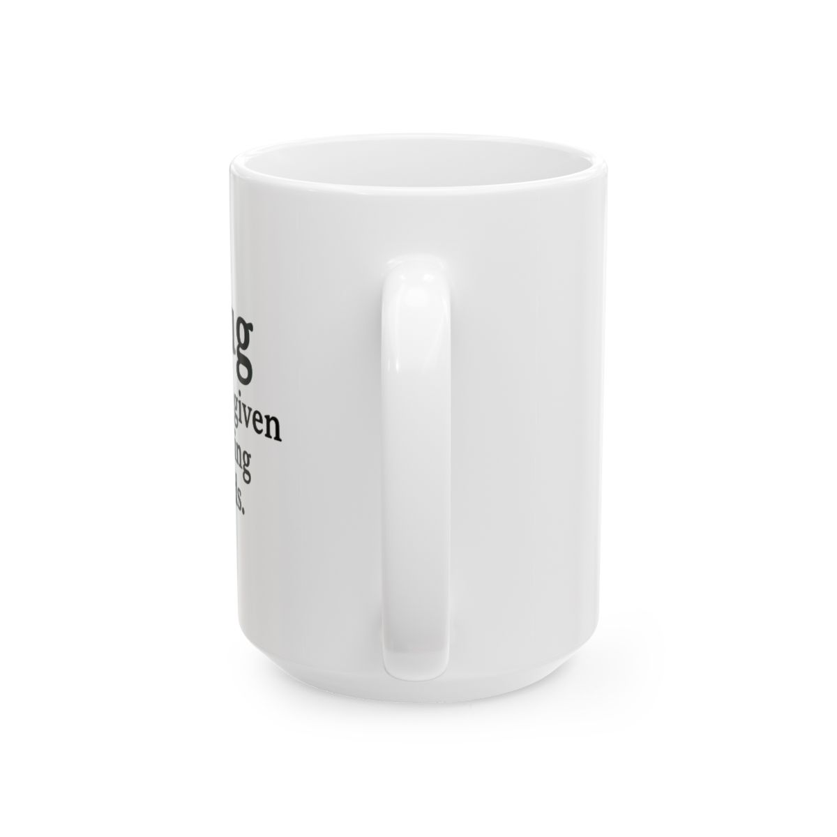 Doug Is A Legend Bold Typography Coffee Mug - alternate angle 5, merchandise