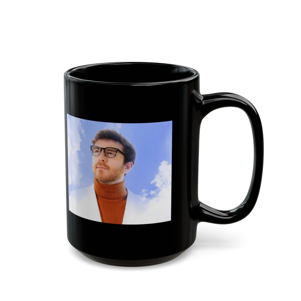 DougDoug Black Mug - alternate angle 5, merchandise