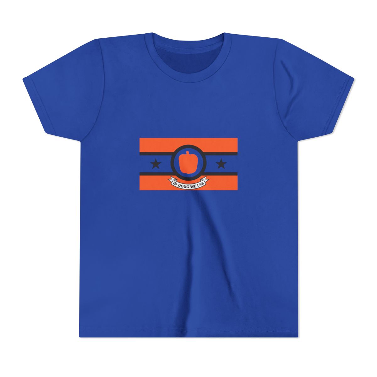 DougDoug Chaotic Twitch Streamer Kids T Shirt - alternate angle 4, merchandise