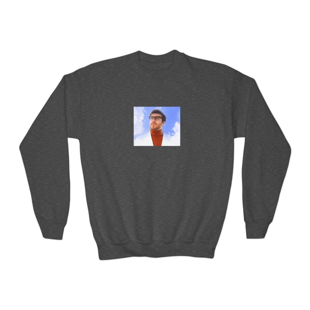 DougDoug Crewneck Kids Sweatshirt - alternate angle 3, merchandise